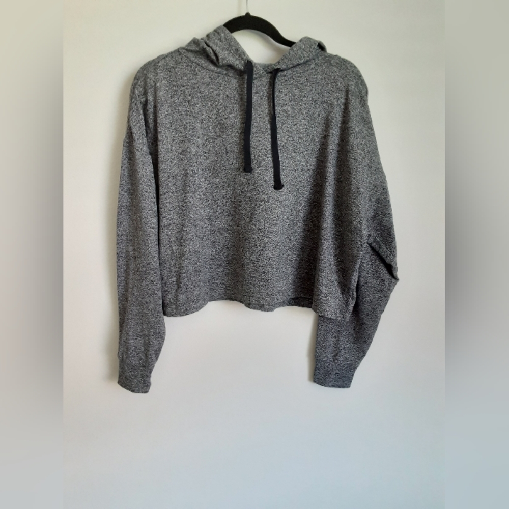 Oversized crop sweatshirt, Zella, grey, size M